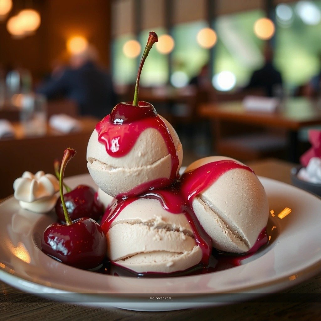 Ingredients - cherry chocolate ice cream recipe
