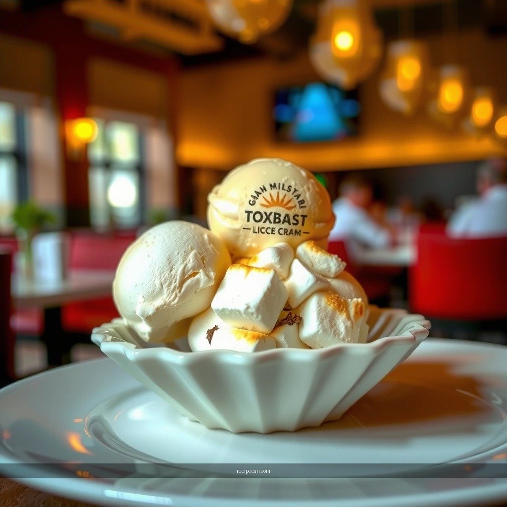 Ingredients - toasted marshmallow ice cream recipe