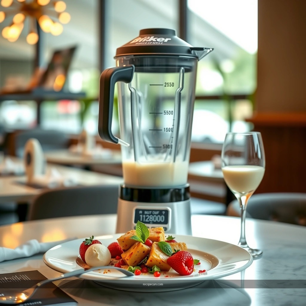 Ingredients - milkshake recipe blender