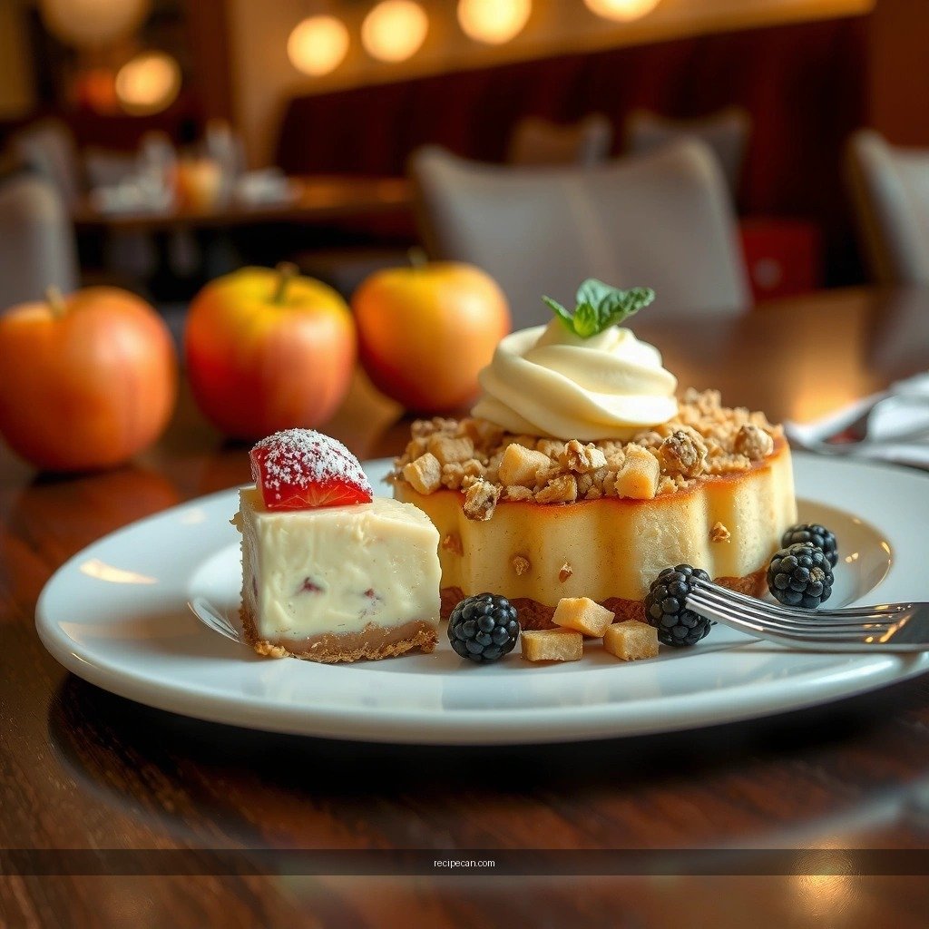 Ingredients - cheesecake recipe apple crumble