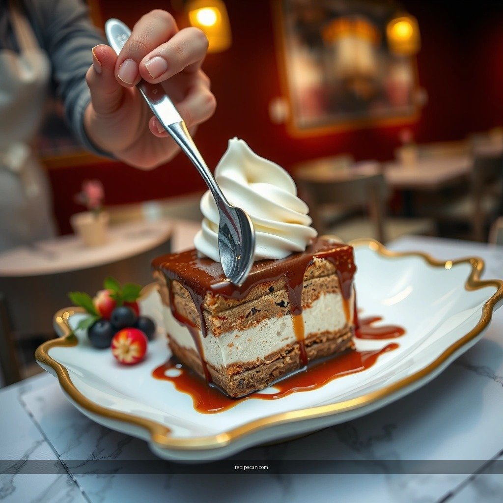 Ingredients and Tools - coffee ice cream cake recipe