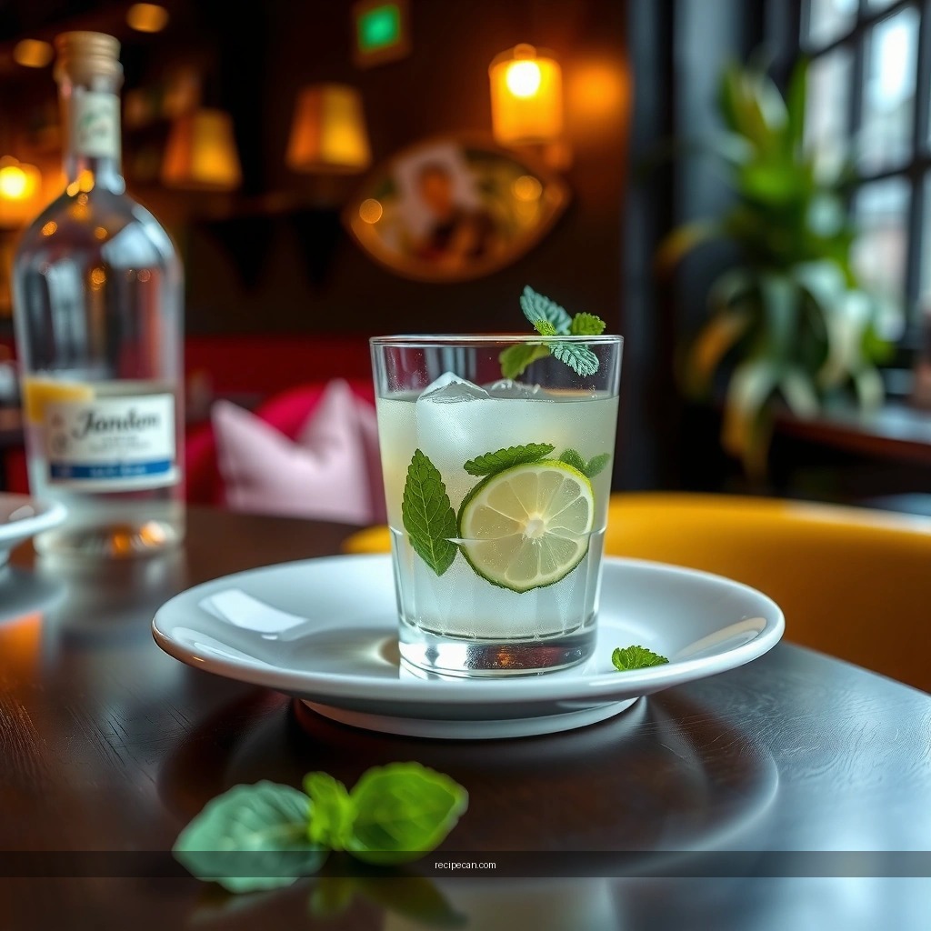 Ingredients List - recipe for mojitos drink