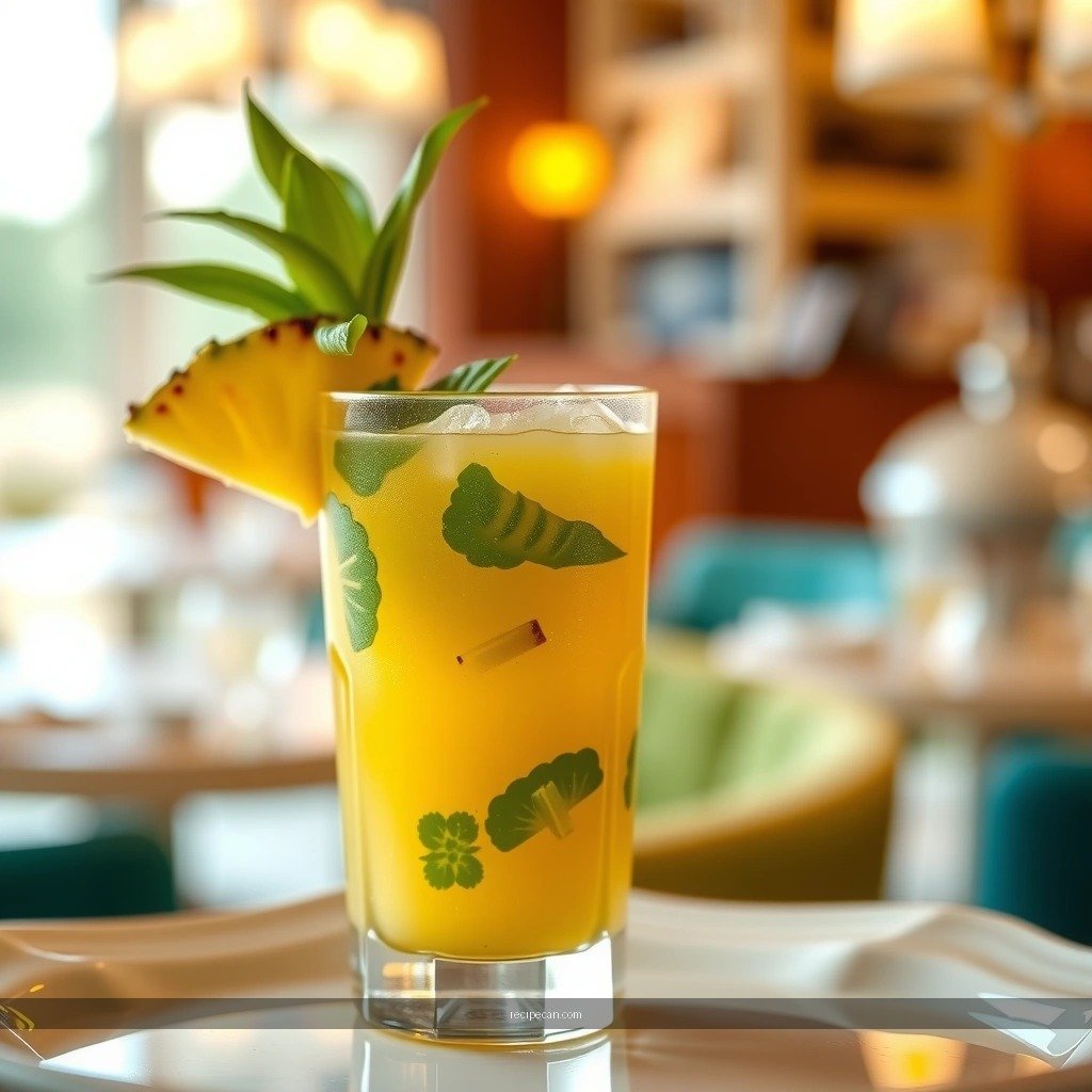 Ingredients Measurements - pineapple mojito cocktail recipe