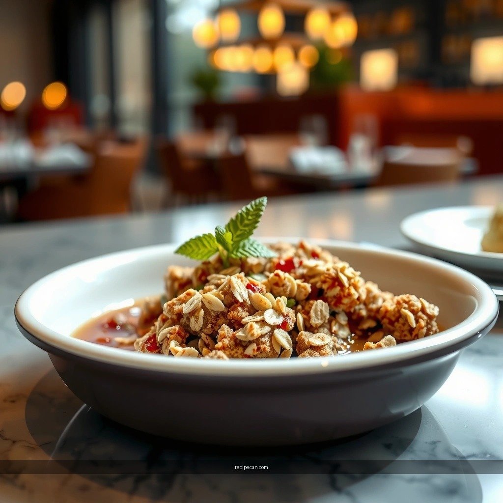 Ingredients Ratios - crumble top recipe with oats