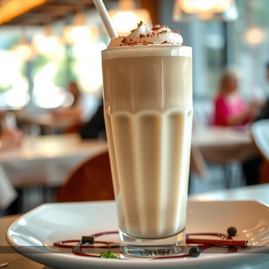 Instructions - recipe malted milkshake