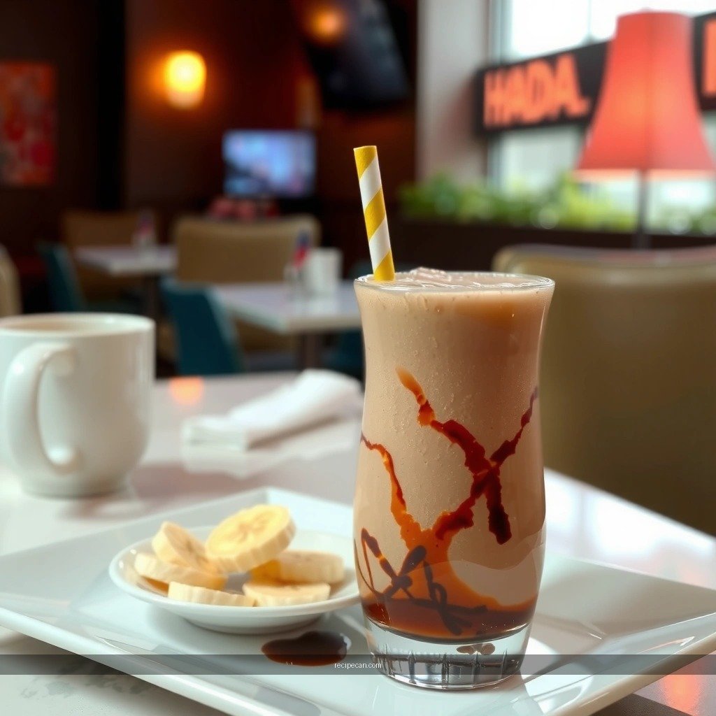 Instructions - chocolate and banana milkshake recipe