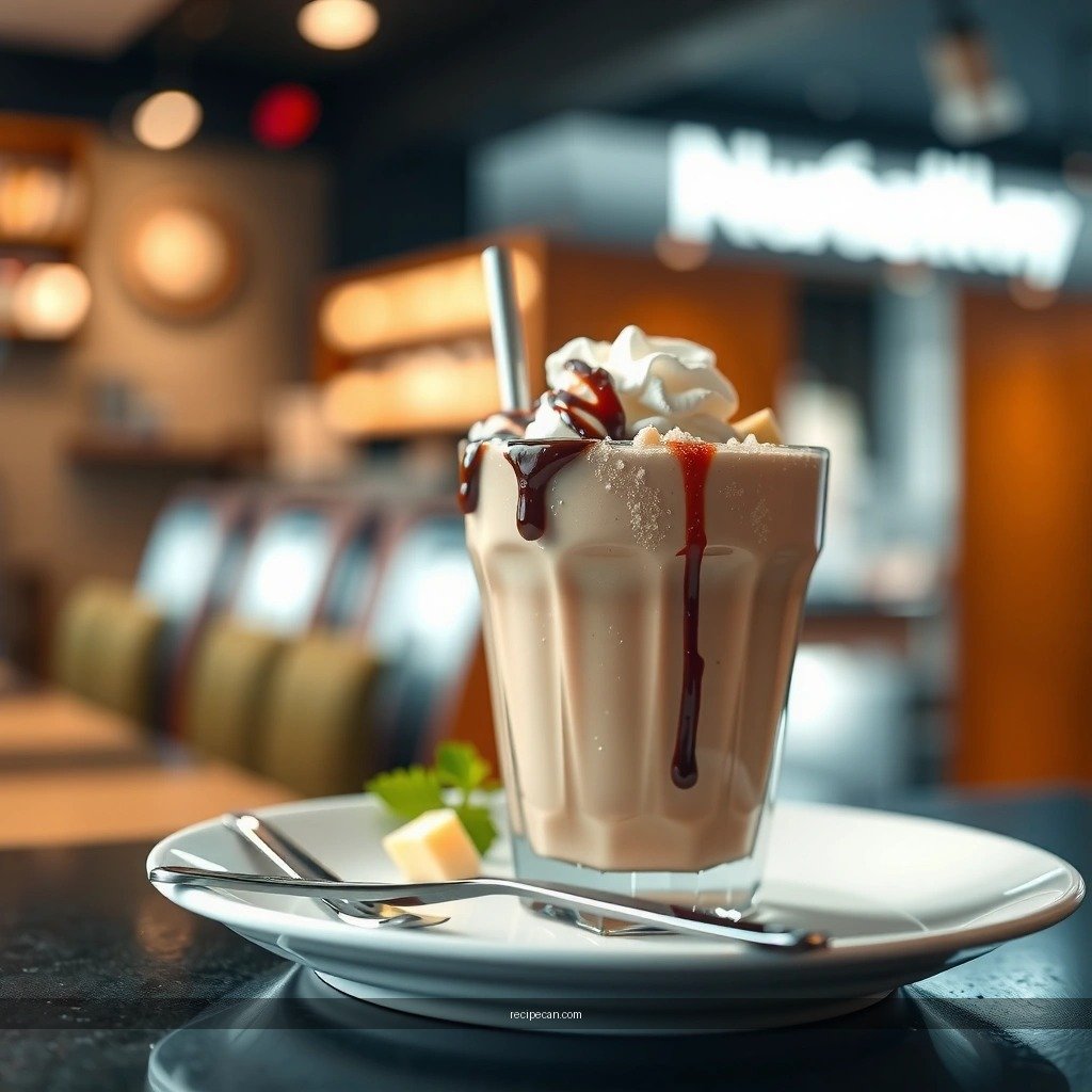 Instructions - recipe for nutella milkshake