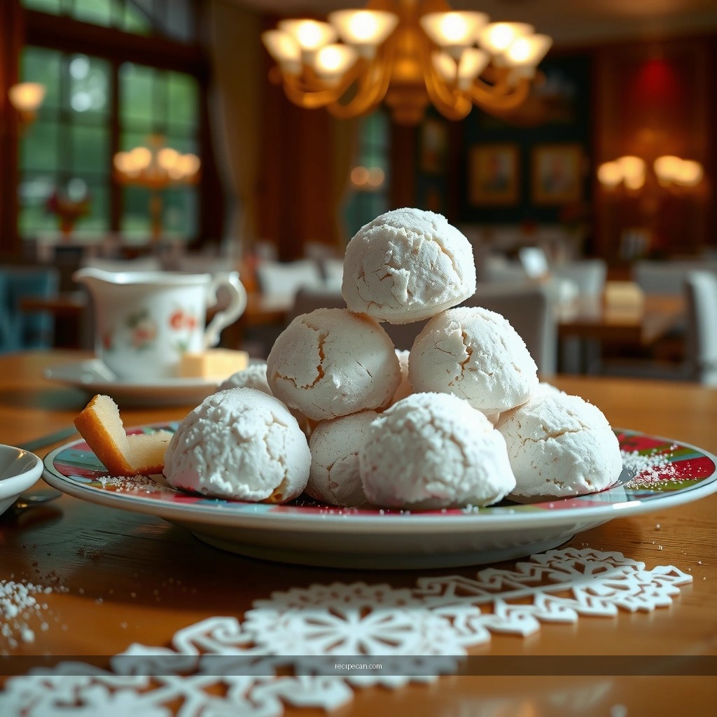 Instructions - russian tea cookies recipe