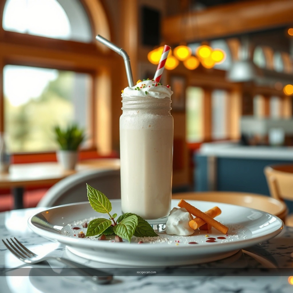 Instructions - recipe for malted milkshake