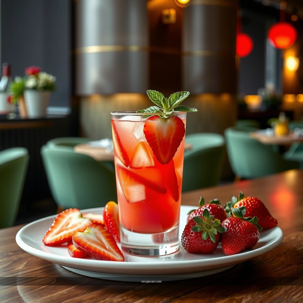 Instructions - strawberry mojito recipe