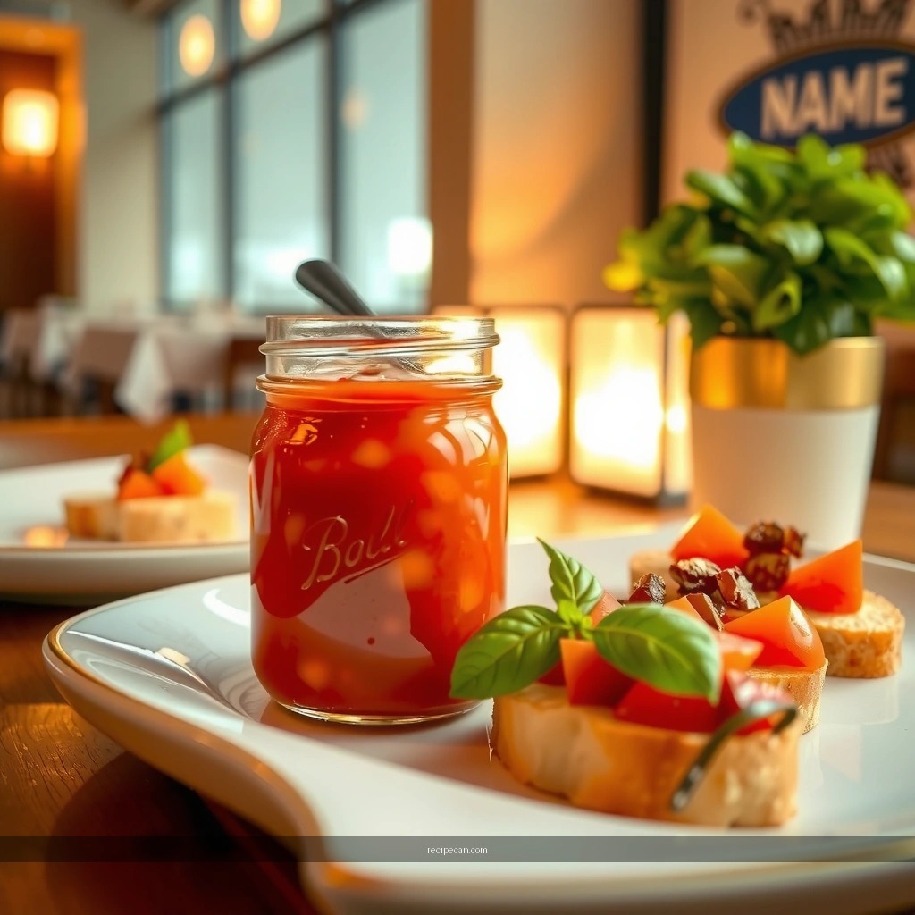 Jar and Seal - bruschetta canning recipe