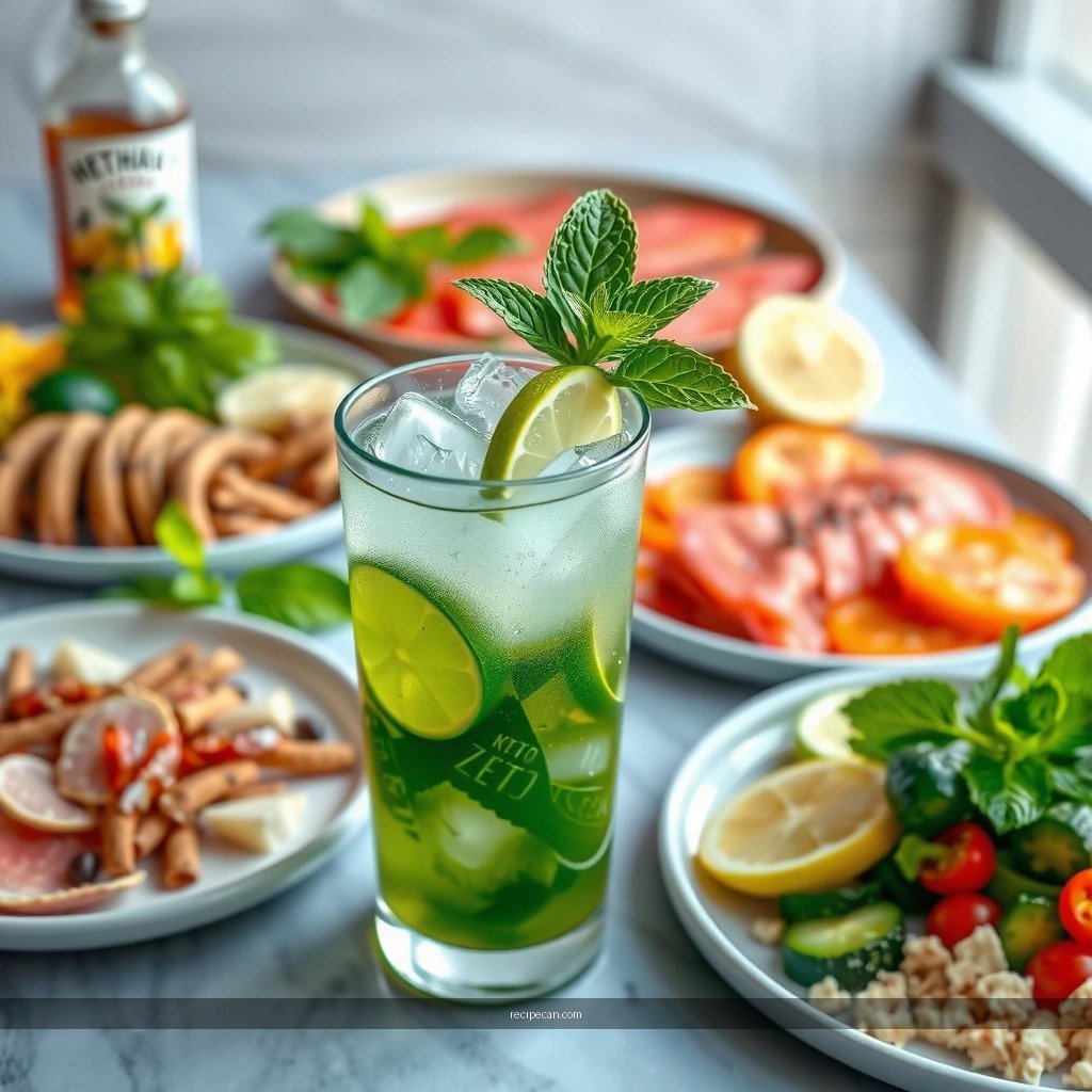 Keto-Friendly Mojito - keto mojito recipe