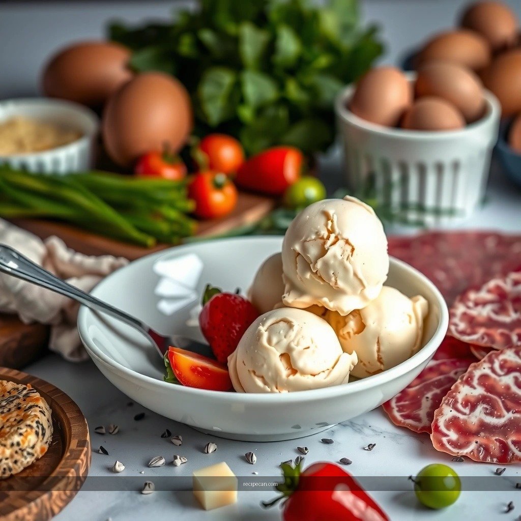 Keto Ice Cream - keto ice cream recipe with eggs