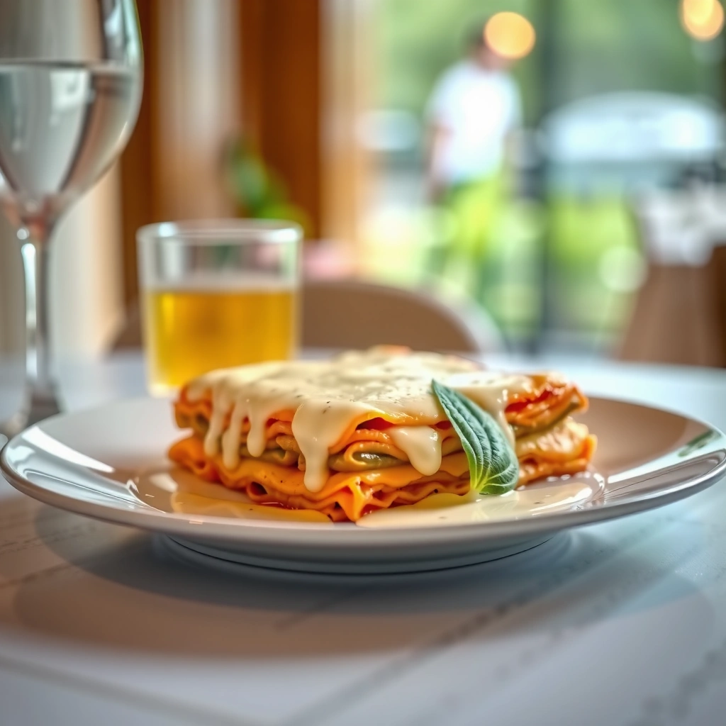 Lasagna Layers - lasagna recipe with bechamel sauce