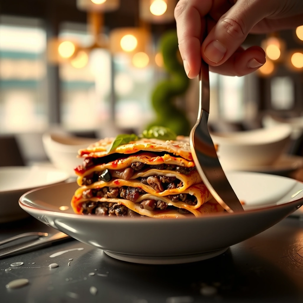 Lasagne Layers - beef lasagne recipe