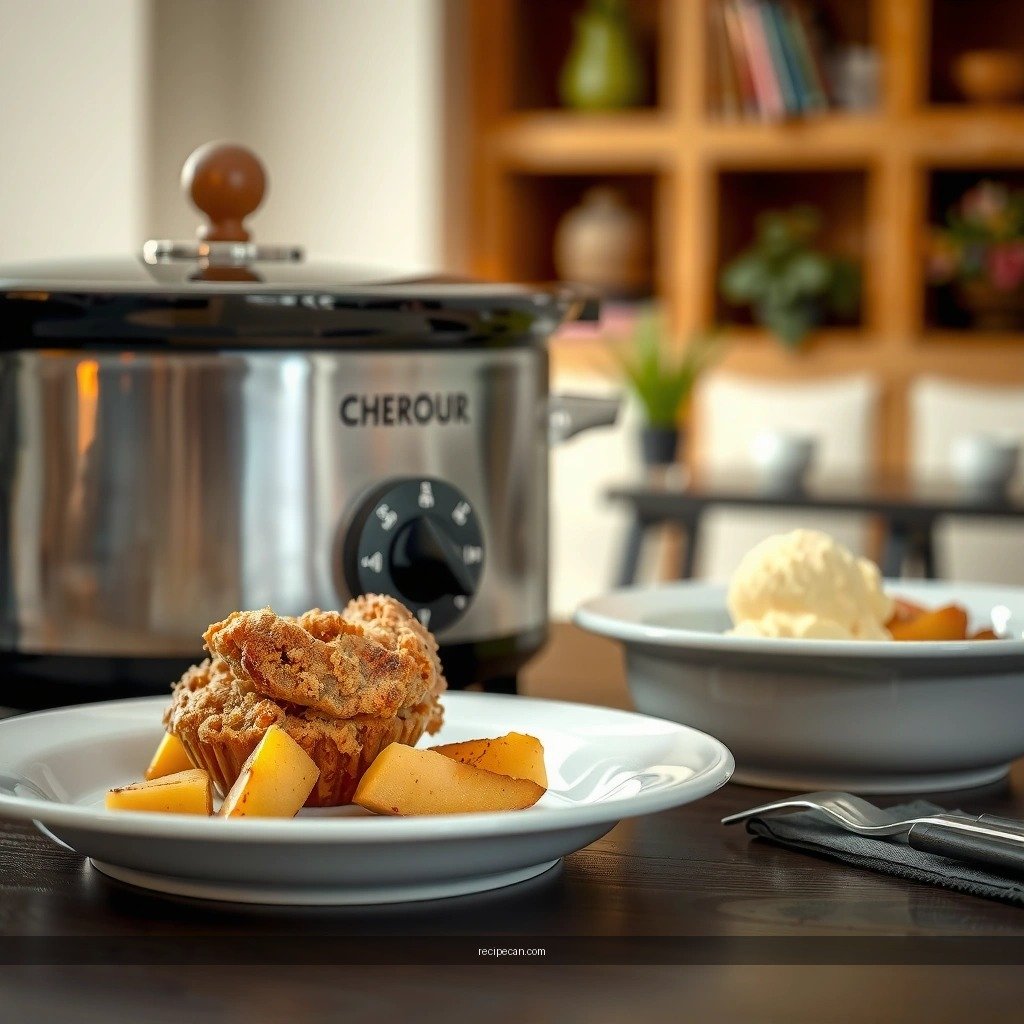 Layering Tips - slow cooker apple crumble recipe