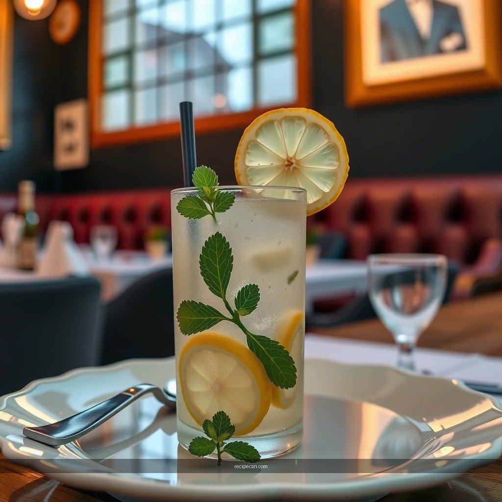 Lemon and Mint Tips - mojito recipe with lemon
