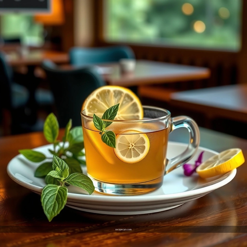 Lemon Balm Tea - recipe for lemon balm tea