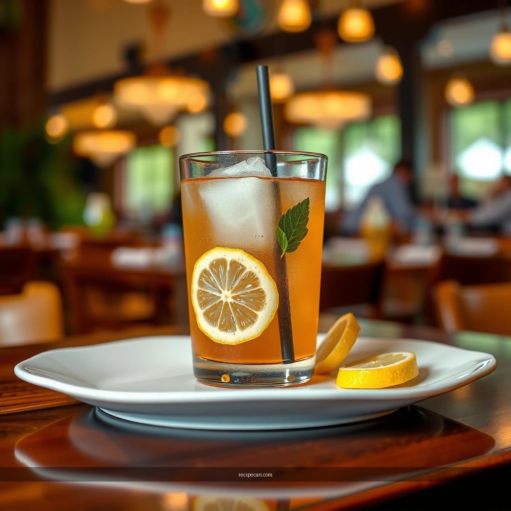 Lemonade - recipe for iced tea lemonade