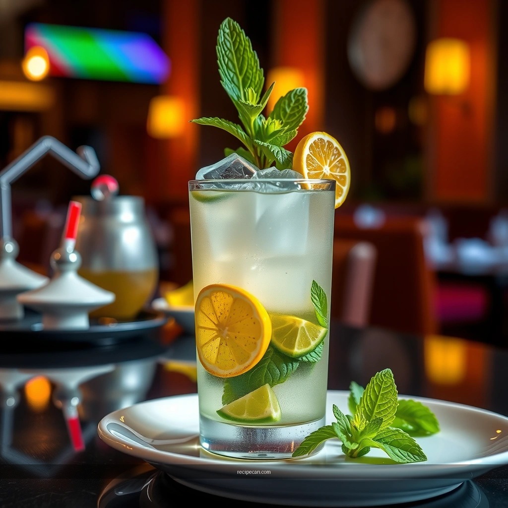 Lime Juice and Rum - mojito traditional recipe