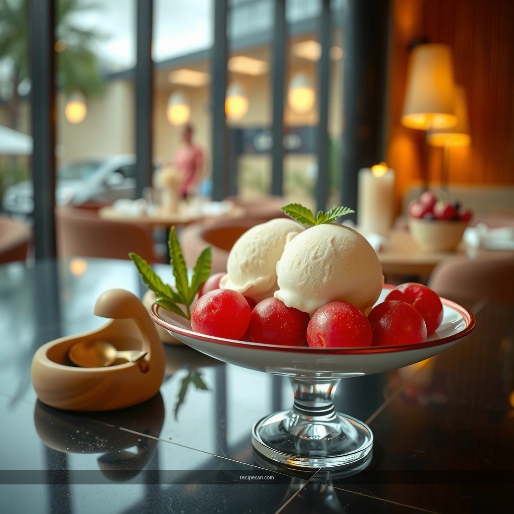 Litchi Ice Cream - litchi ice cream recipe
