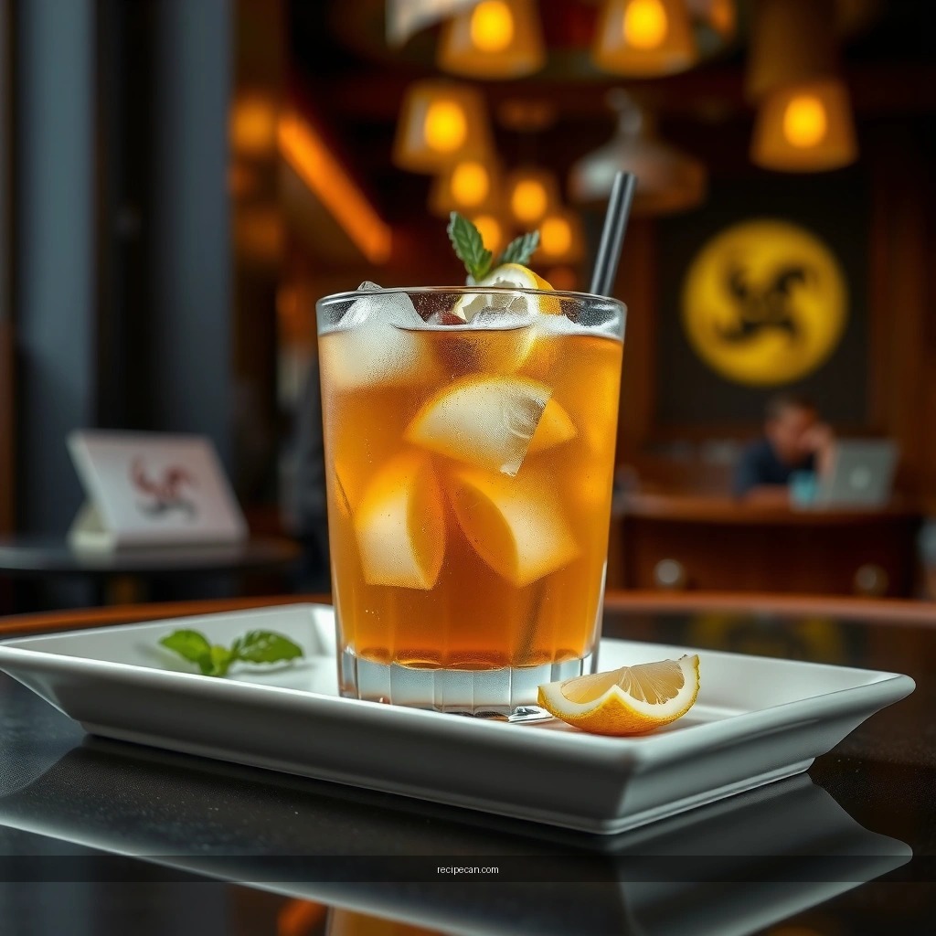 Long Island Iced Tea - cocktail recipe long island iced tea