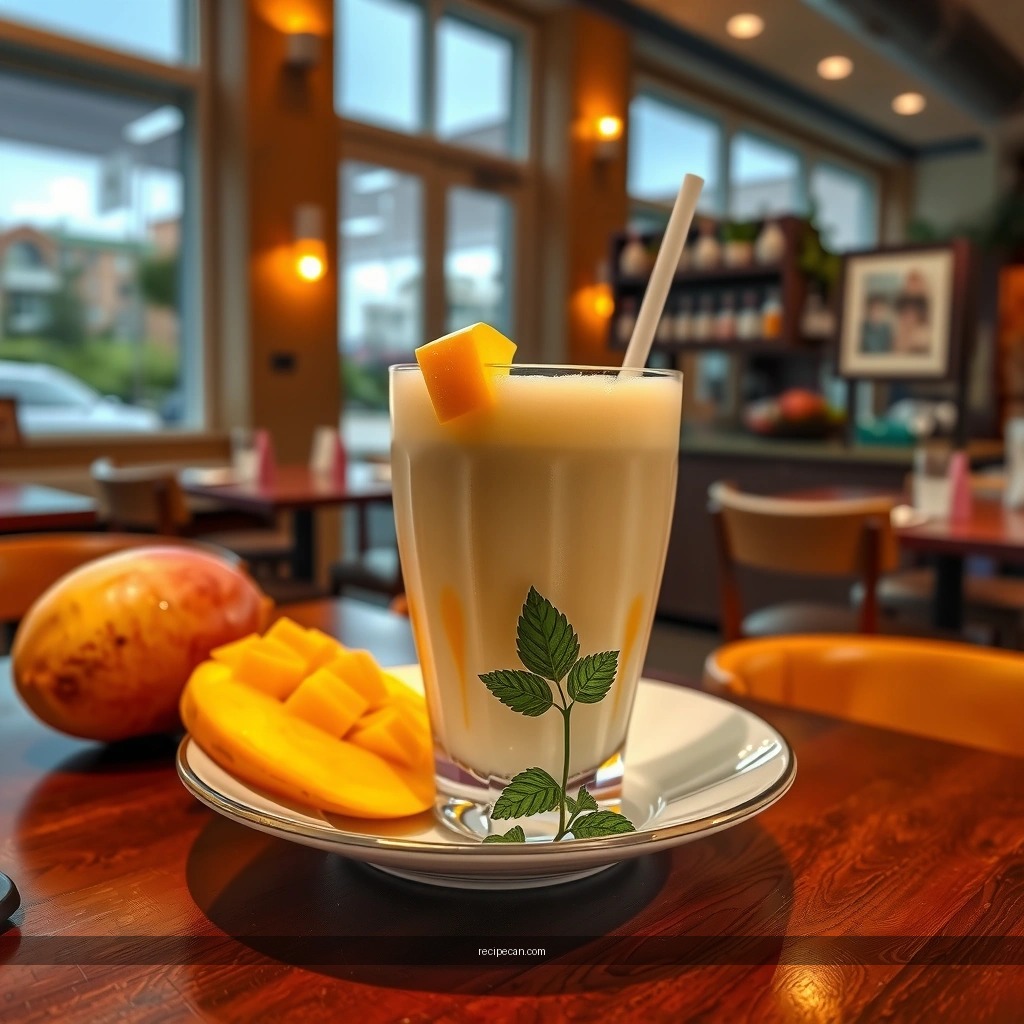 Mango Milkshake - recipe for mango milkshake