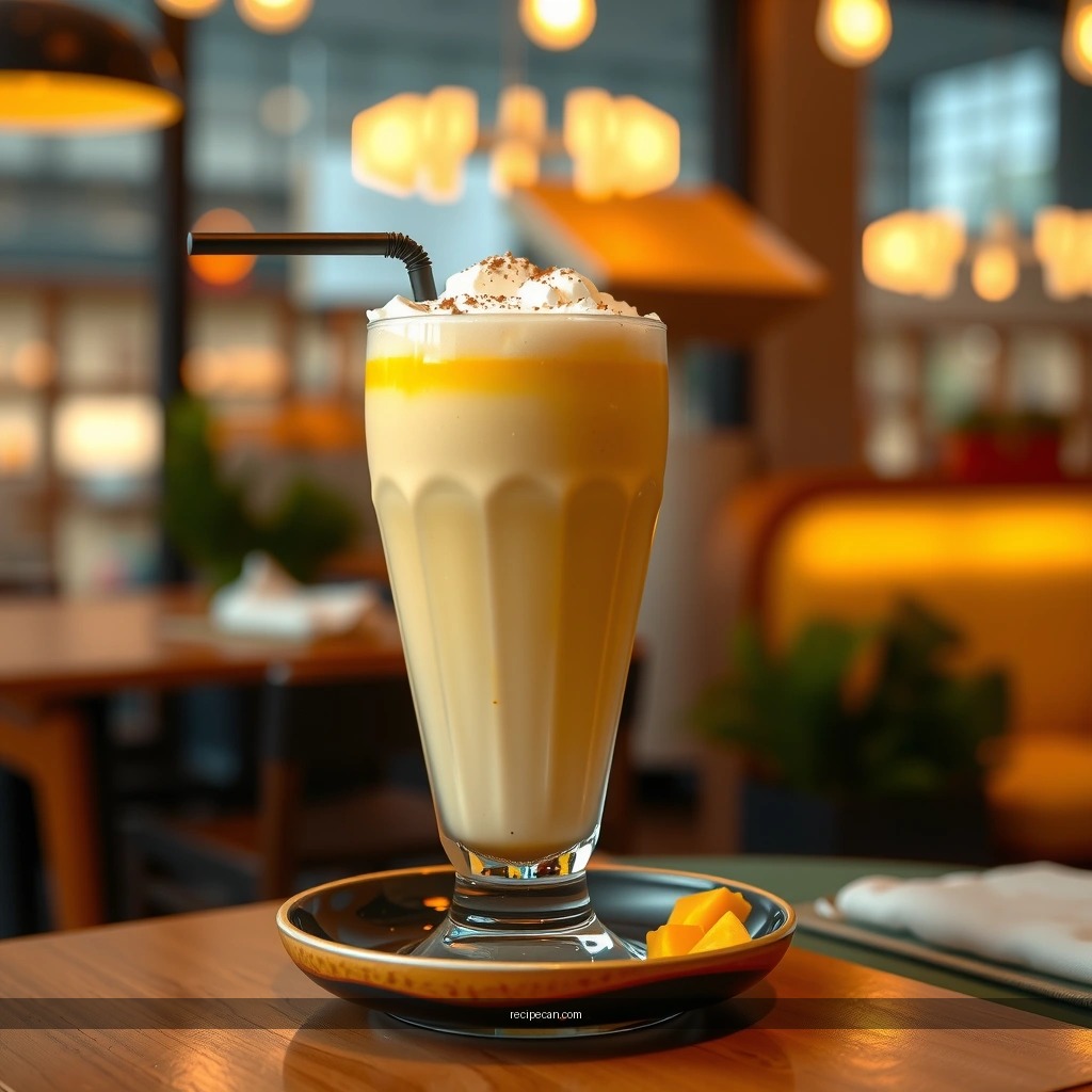 Mango Milkshake - recipe for mango milkshake