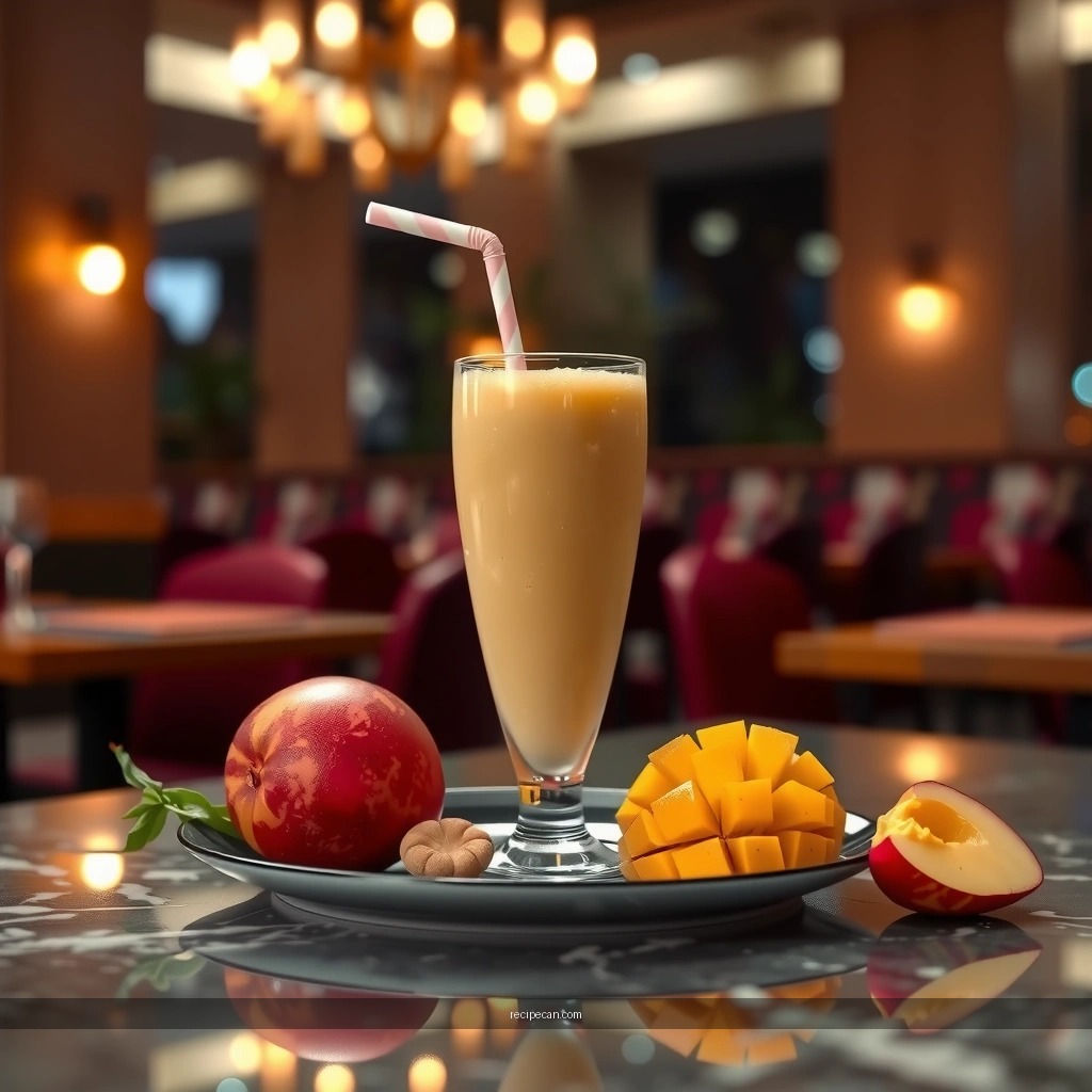 Mango Milkshake - mango milkshake recipe