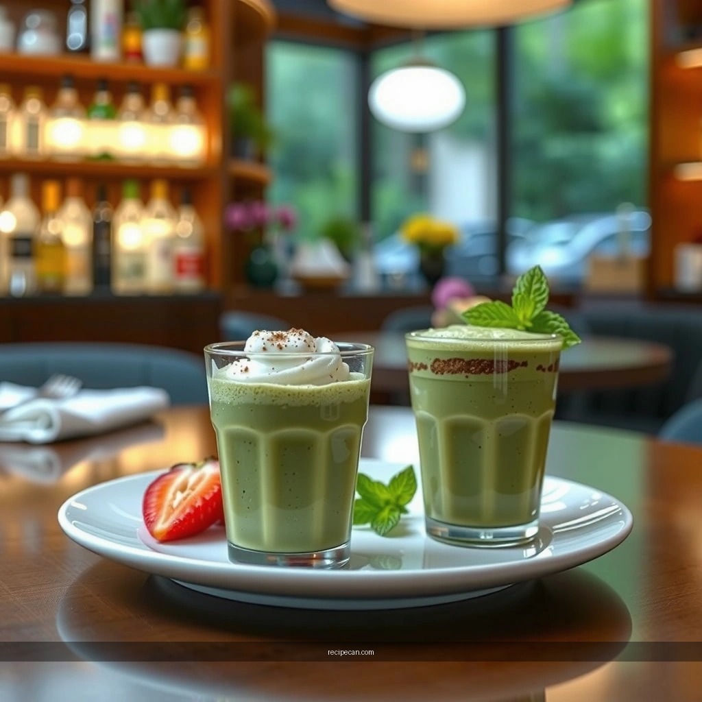 Matcha Green Tea Smoothies - smoothie recipes with matcha green tea