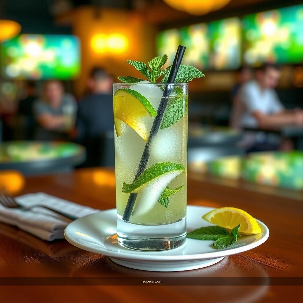 Matcha Smooth - matcha mojito recipe