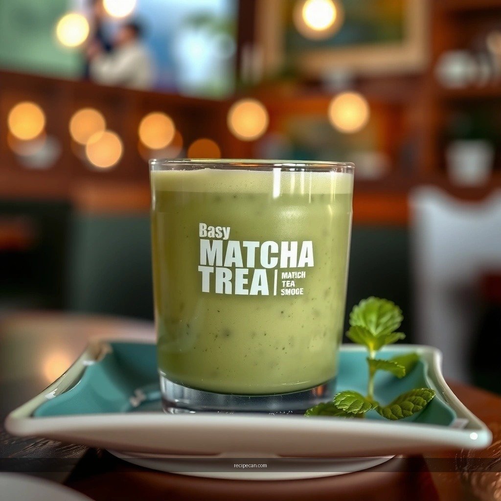 Matcha Smoothie - matcha tea smoothie recipe