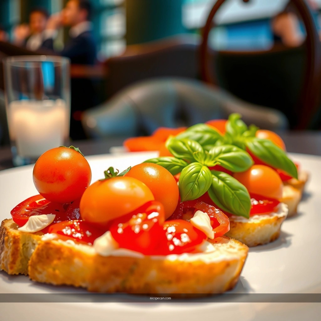Maximum Flavor - best recipe for bruschetta