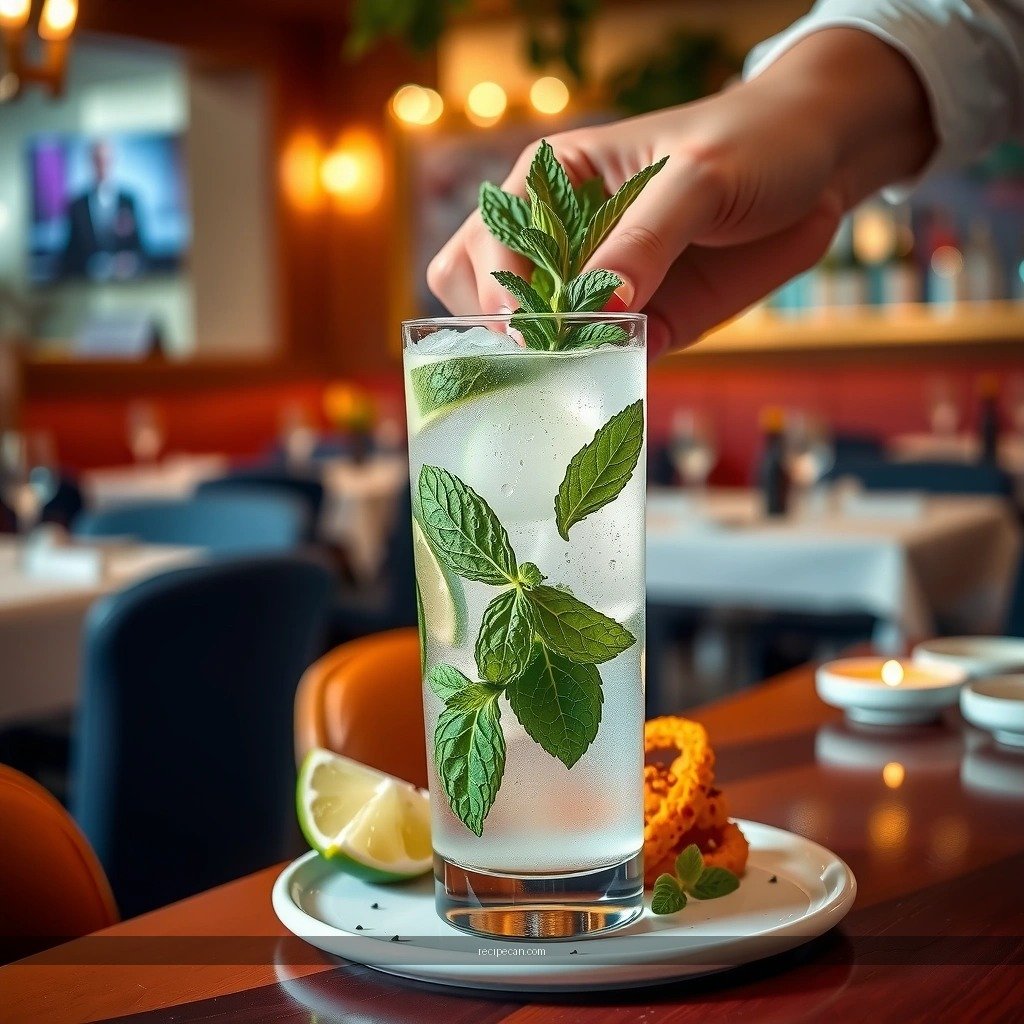 Maximum Refreshment - mojito drink recipe with vodka