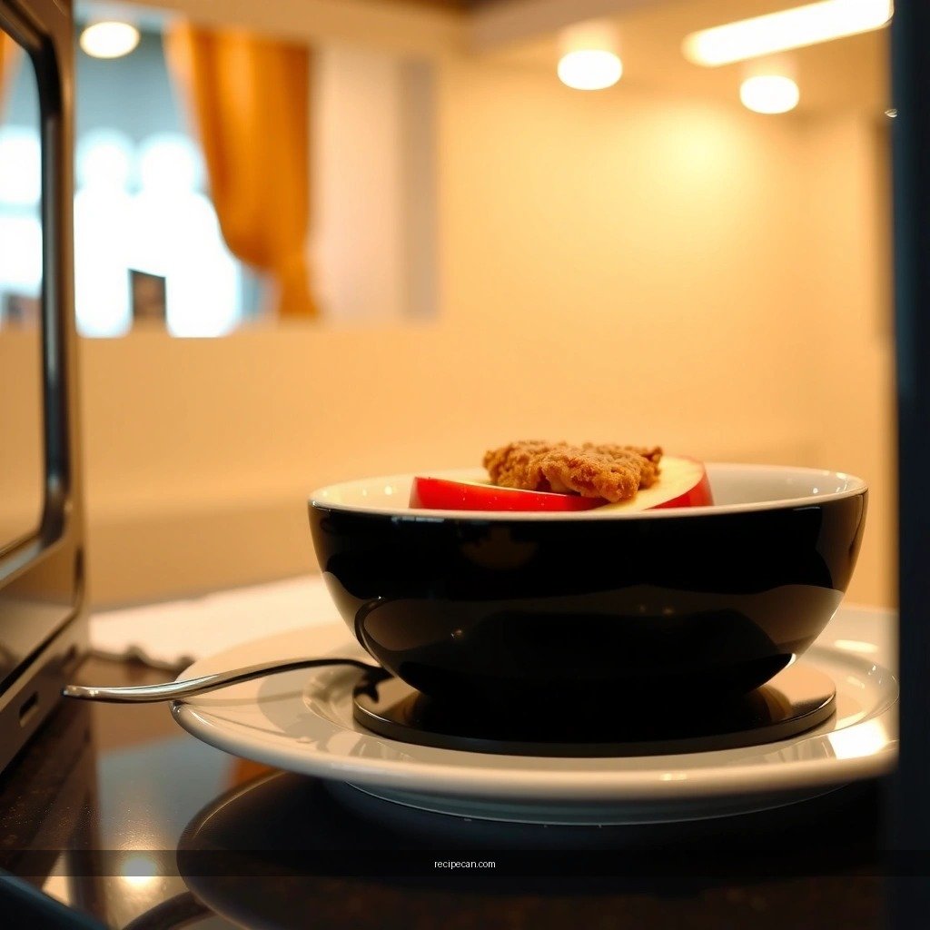 Microwave Crumble - apple crumble recipe in microwave