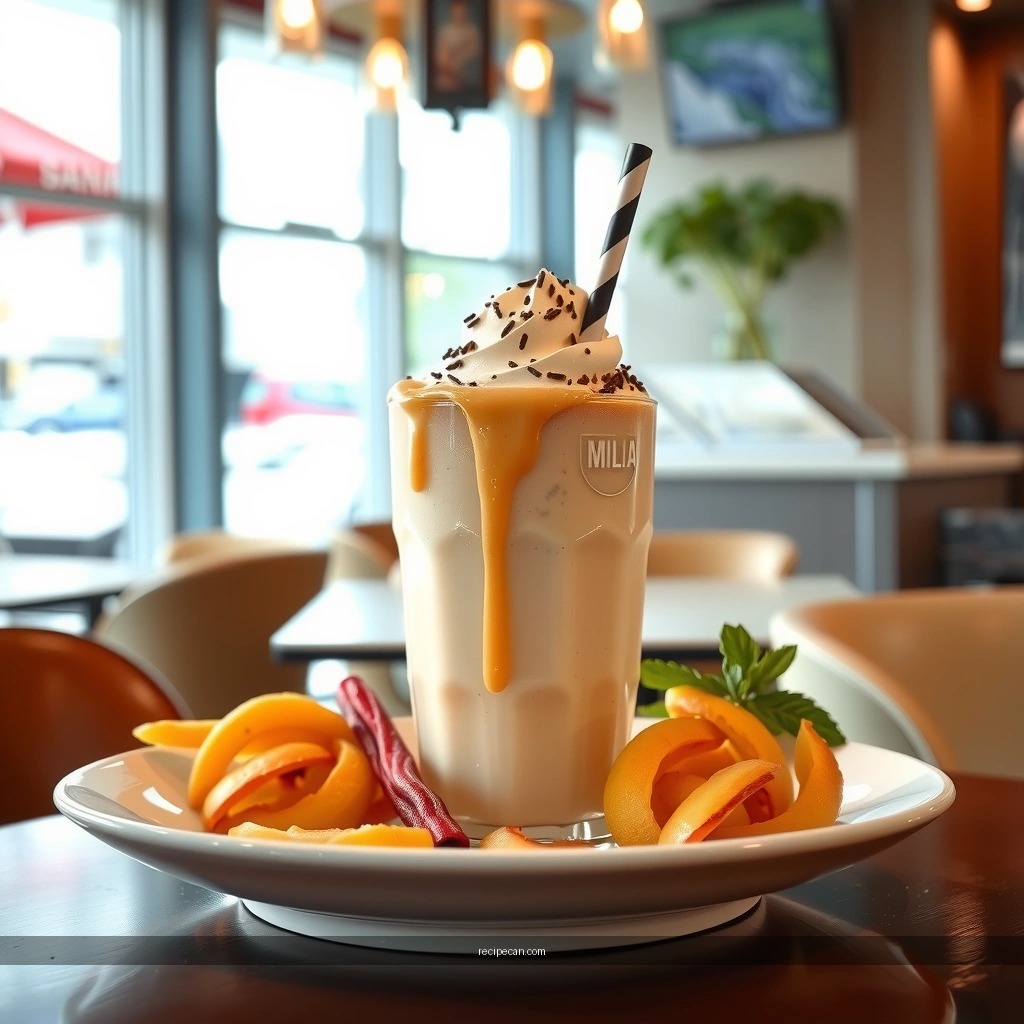Milk and Ice Cream - homemade milkshake recipe
