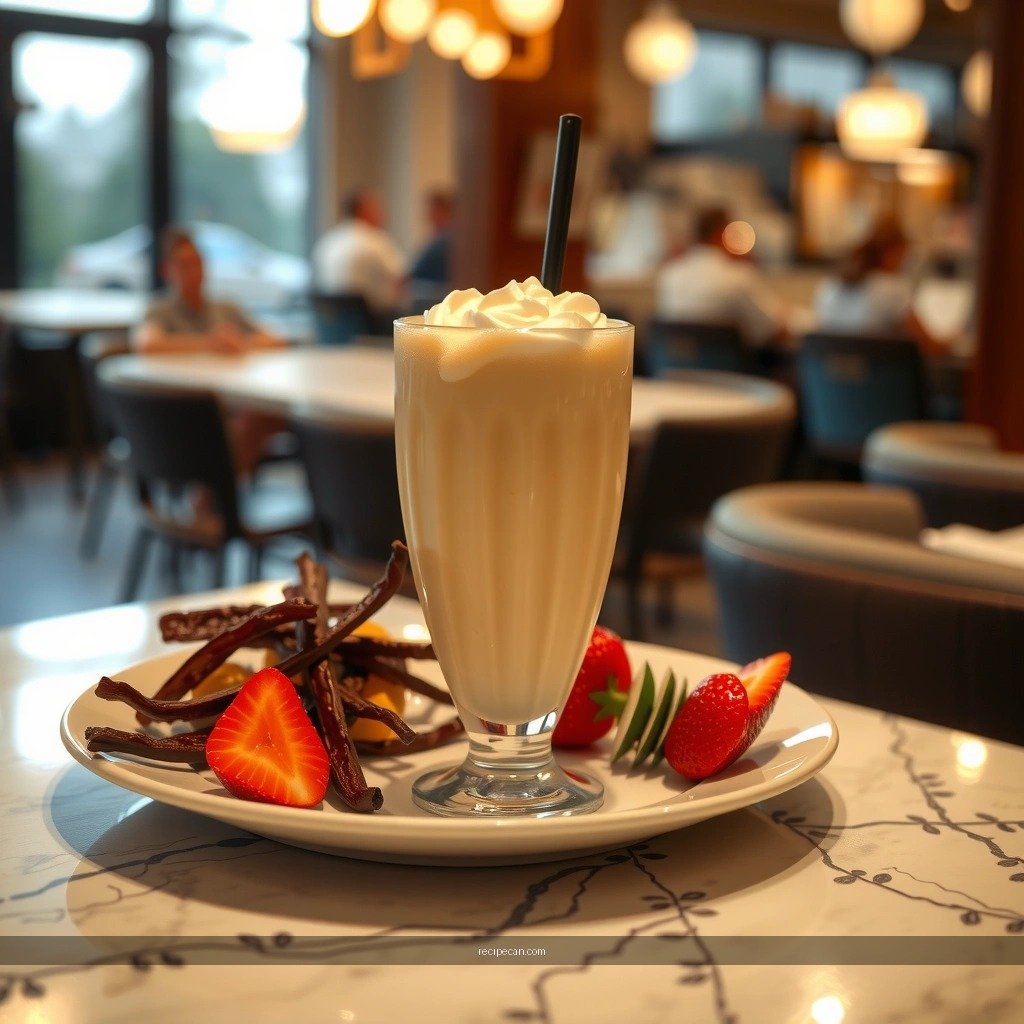 Milk and Ice Cream - vanilla milkshakes recipe