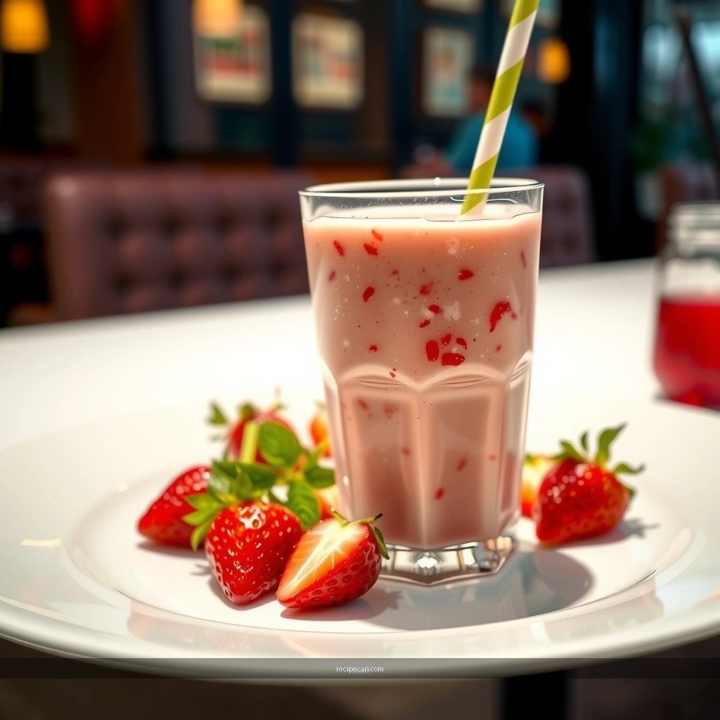 Milk Base Options - recipe for strawberry milkshake without ice cream