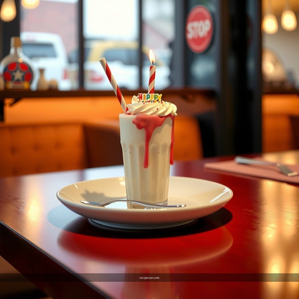 Milkshake - birthday cake milkshake recipe