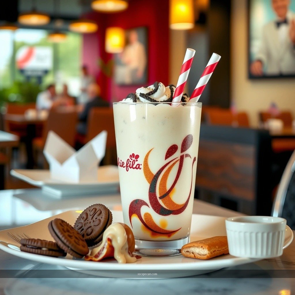 Milkshake - chick fil a cookies and cream milkshake recipe
