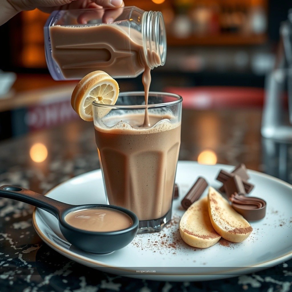 Milkshake - chocolate milkshake recipe cocoa powder