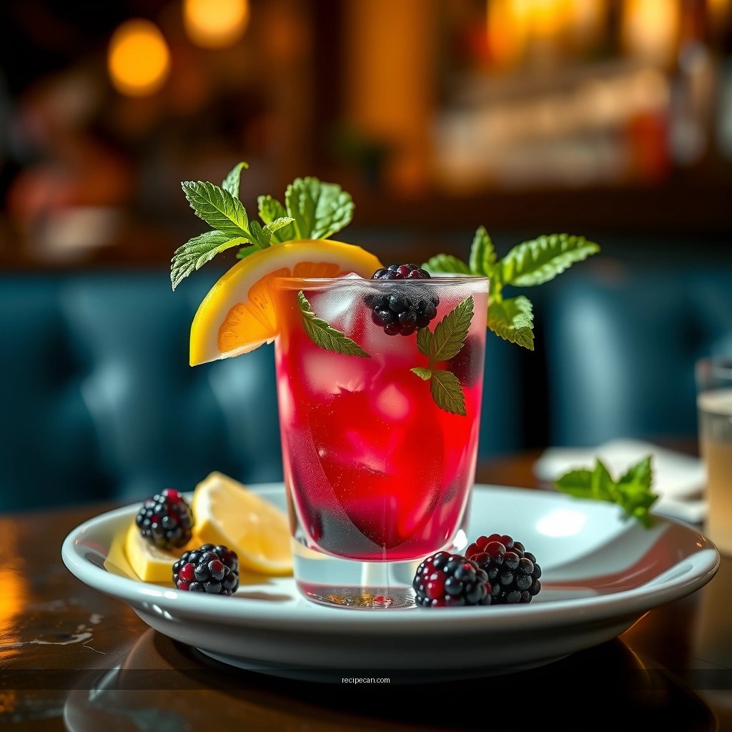 Mint and Blackberries - blackberry mojito recipe