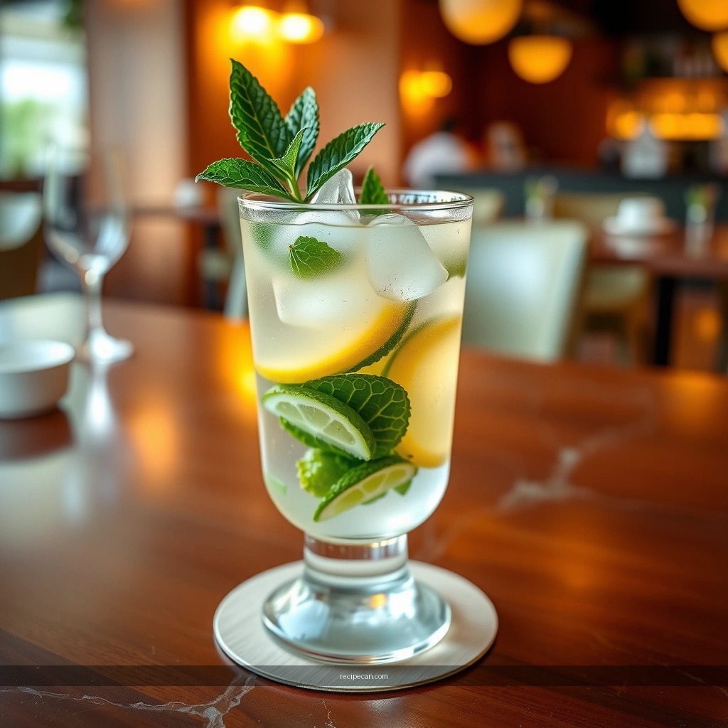 Mint and Lime - classic mojito recipe