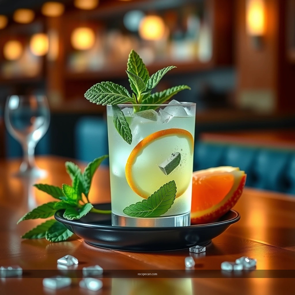Mint and Lime - gin mojito recipe