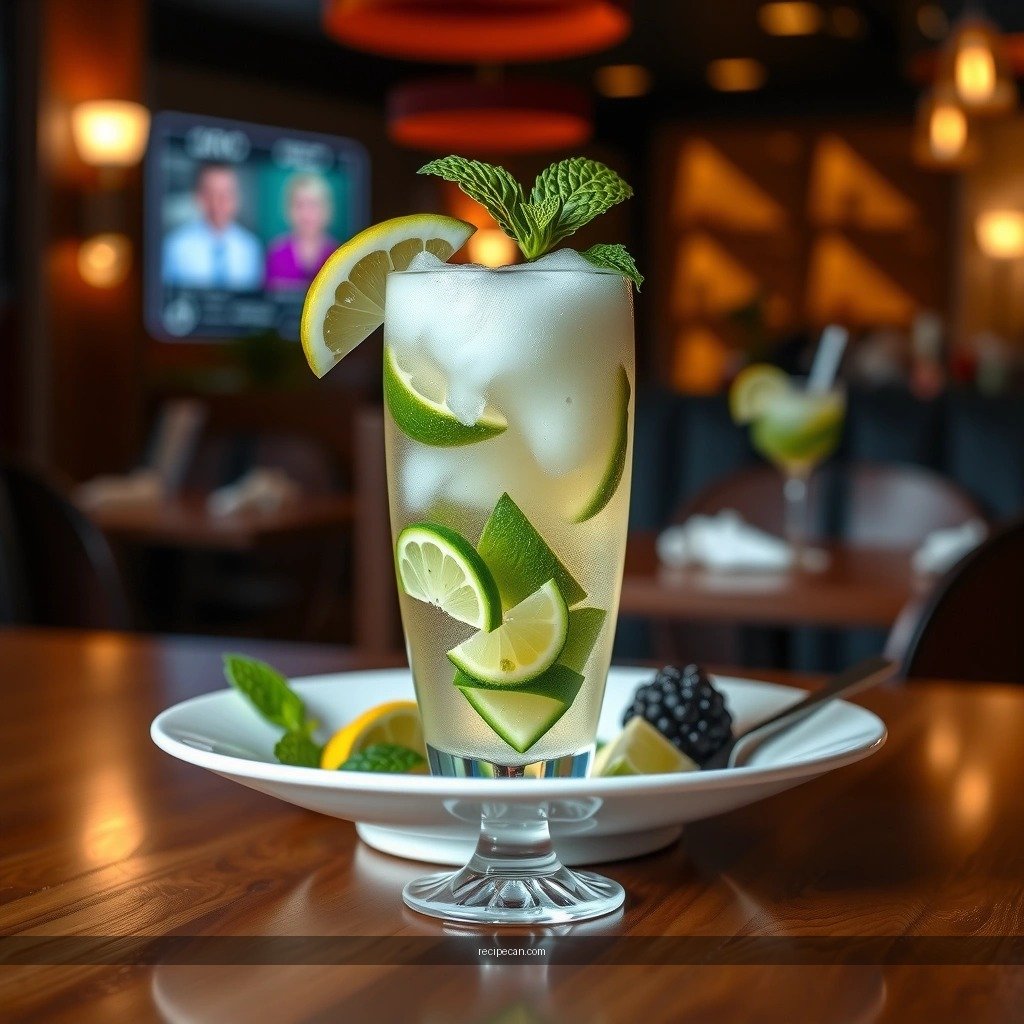 Mint and Lime - mock mojito recipe