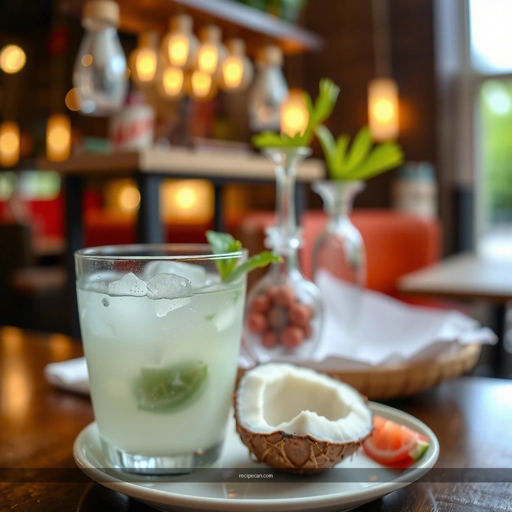 Mint and Lime - best coconut mojito recipe