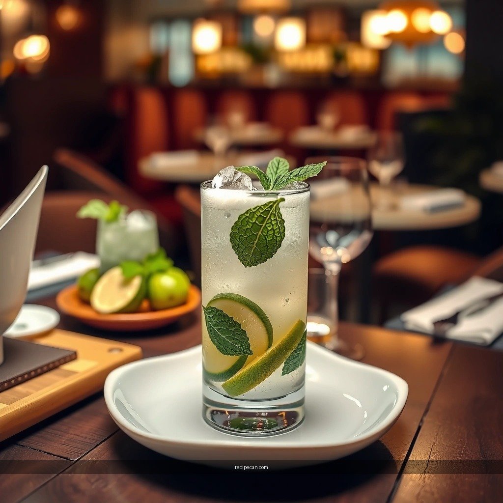 Mint and Lime - mojito non alcoholic recipe