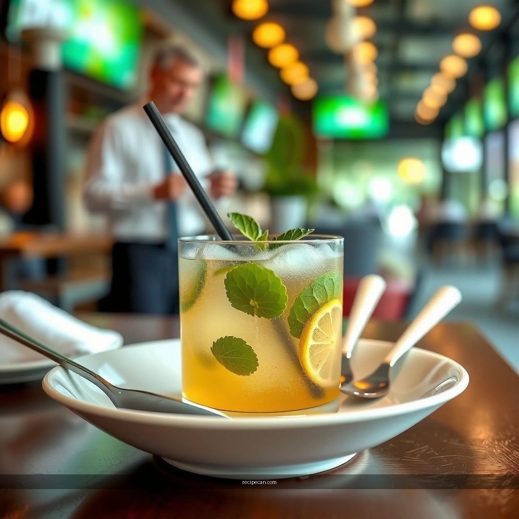 Mint and Lime - mojito virgin recipe