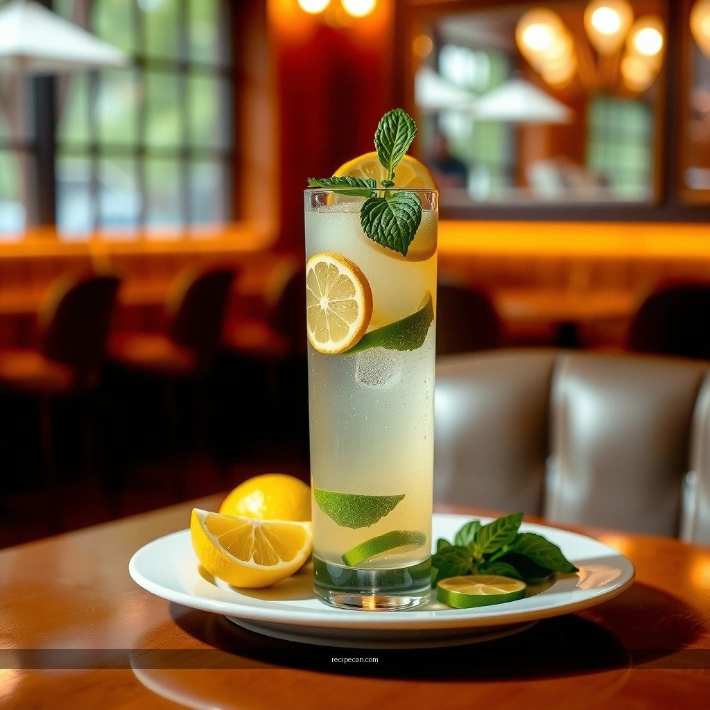Mint and Lime - spiced rum mojito recipe