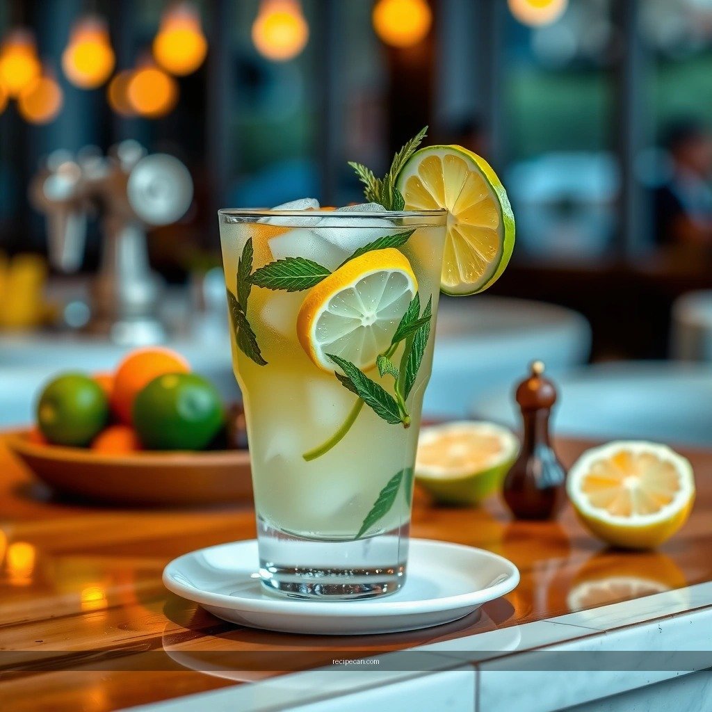 Mint and Lime - mojito recipe with limeade